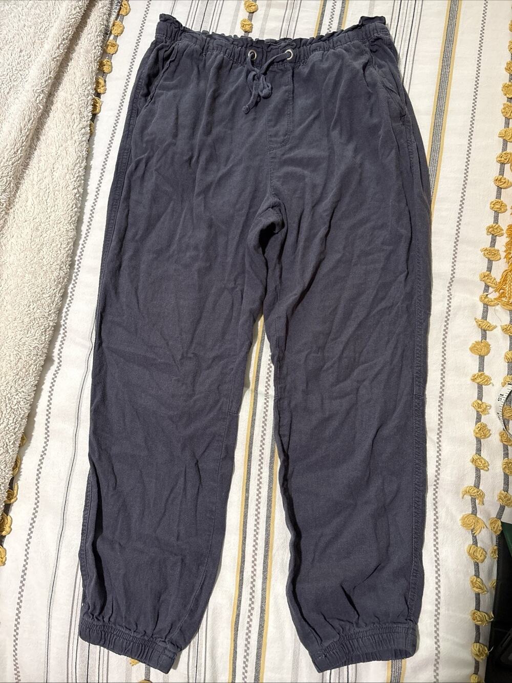 Social Standard By Sanctuary Linen Pants M, Boho, Peasant, Preppy, EUC